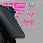 Jeep Factory replacement decals - JLU Wrangler