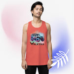 Watercolor Valkyrie Jeep - unisex premium tank top