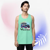 Watercolor Valkyrie Jeep - unisex premium tank top
