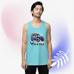 Watercolor Valkyrie Jeep - unisex premium tank top