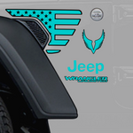 Jeep Factory replacement decals - JLU Wrangler