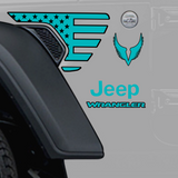 Flag Vent Decals for JL/JLU/JT