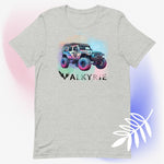 Watercolor Valkyrie Jeep - front design t shirt