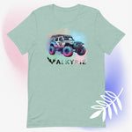 Watercolor Valkyrie Jeep - front design t shirt