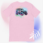Watercolor Valkyrie Jeep - Front and Back design T Shirt