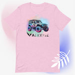 Watercolor Valkyrie Jeep - front design t shirt
