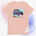 Watercolor Valkyrie Jeep - front design t shirt