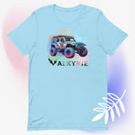Watercolor Valkyrie Jeep - front design t shirt