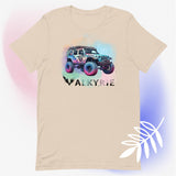 Watercolor Valkyrie Jeep - front design t shirt