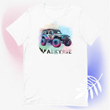 Watercolor Valkyrie Jeep - front design t shirt