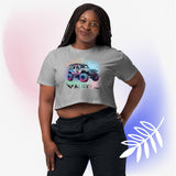 Watercolor Valkyrie Jeep Women’s crop top
