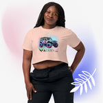 Watercolor Valkyrie Jeep Women’s crop top