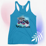Watercolor Valkyrie Jeep Women's Racerback Tank