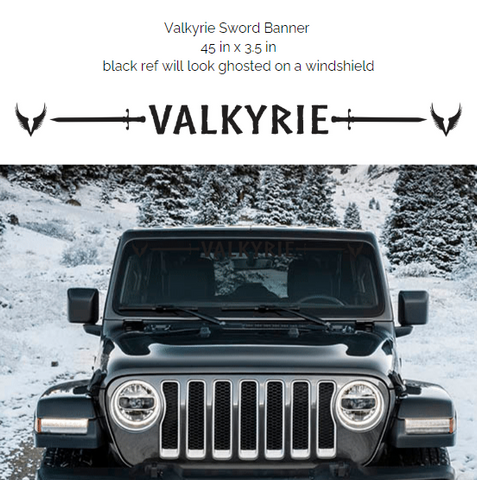Valkyrie Sword Banner