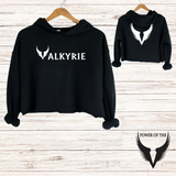 Valkyrie Power Of The V Crop hoodie