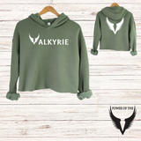 Valkyrie Power Of The V Crop hoodie